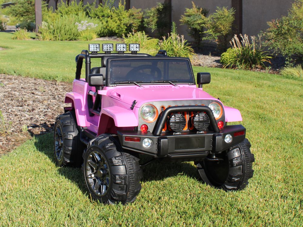 Ride On Car 12V Kids Power Wheels Jeep/Truck Remote Control RC Lights